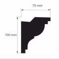 Stuckleisten für indirekte Beleuchtung - 2 Meter OL-19